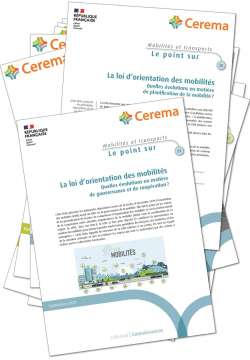 Mobilités et transports : le point sur - Série de fiches